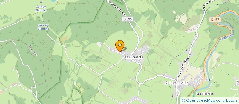 localisation de l'entreprise MADAME CHRISTELLE VUILLEMIN  LA LONGEVILLE