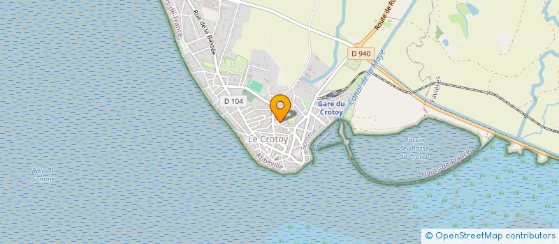 localisation de l'entreprise MADAME CHRISTELLE WAREMBOURG à LE CROTOY