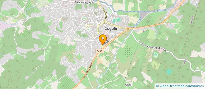 localisation de l'entreprise MADAME CHRISTELLE WATRELOS à COGOLIN
