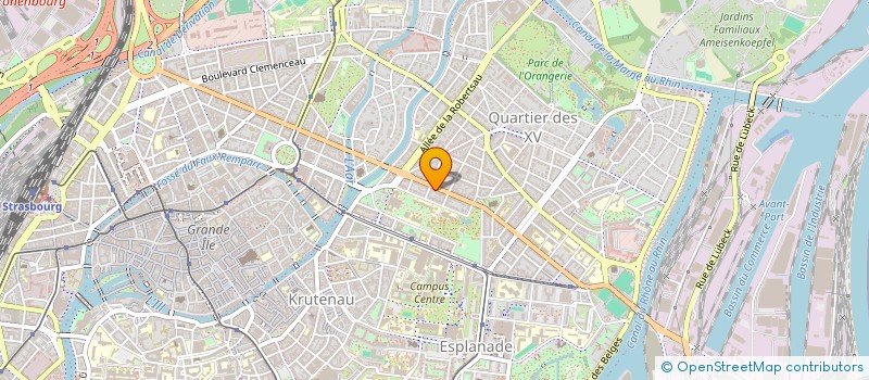 localisation de l'entreprise MADAME CHRISTELLE WEISS à STRASBOURG