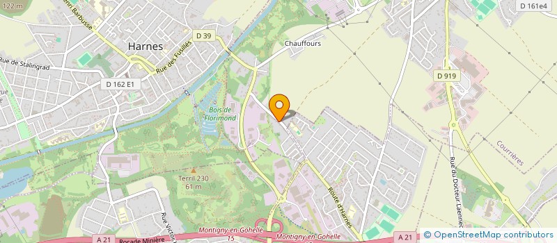 localisation de l'entreprise MADAME CHRISTELLE WESOLEK à COURRIERES