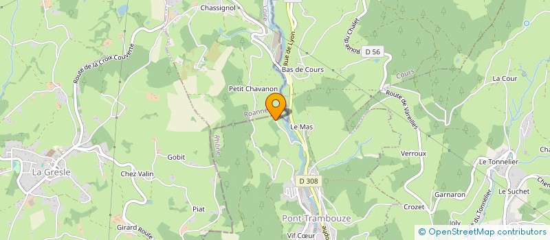 localisation de l'entreprise MADAME CHRISTELLE WOIVRE  COURS