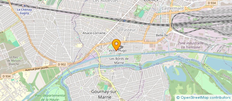 localisation de l'entreprise MADAME CHRISTELLE YABROUDI  CHELLES