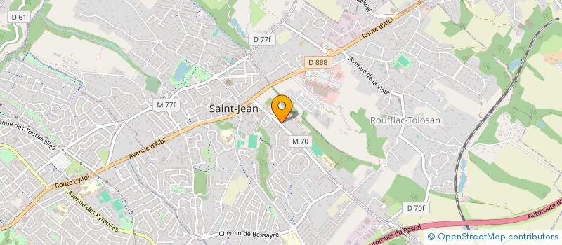 localisation de l'entreprise MADAME CHRISTELLE YACGER  BASSENS