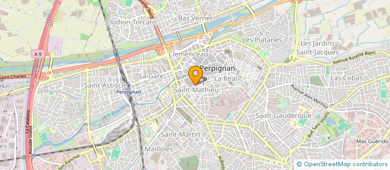 localisation de l'entreprise MADAME CHRISTELLE YACONO  PERPIGNAN