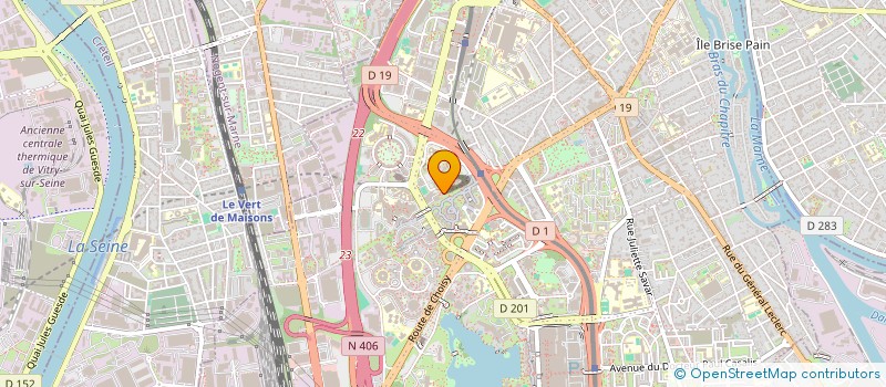 localisation de l'entreprise MADAME CHRISTELLE YARDE  CRETEIL