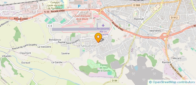 localisation de l'entreprise MADAME CHRISTELLE YOVANOVITCH  LE SEQUESTRE