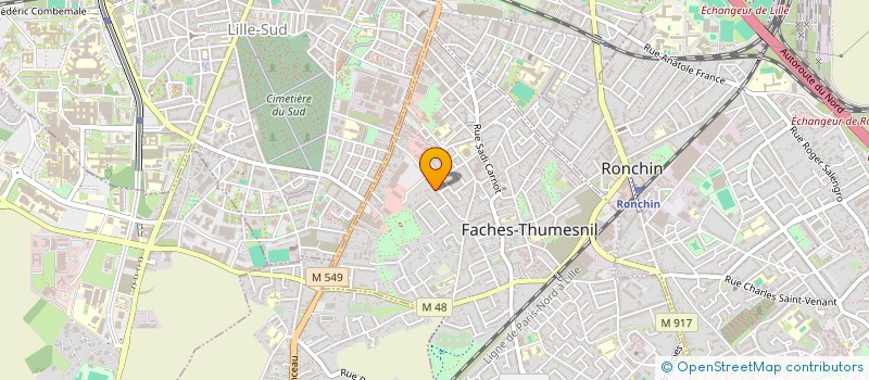 localisation de l'entreprise MADAME CHRISTELLE ZANGA à FACHES-THUMESNIL