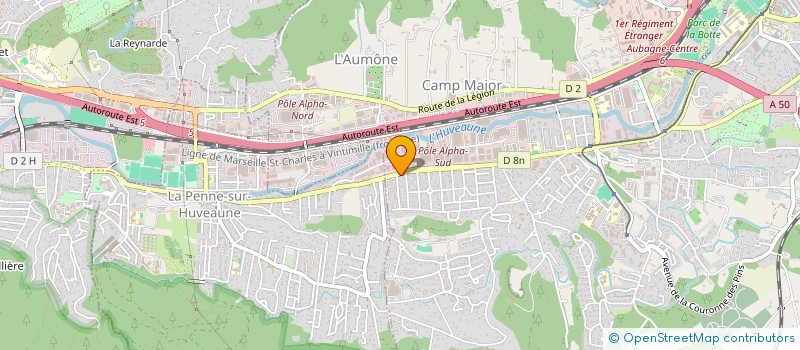 localisation de l'entreprise MADAME CHRISTELLE ZARA  AUBAGNE