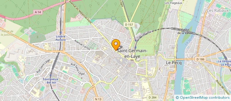 localisation de l'entreprise MADAME CHRISTELLE ZAWARTKA  SAINT-GERMAIN-EN-LAYE