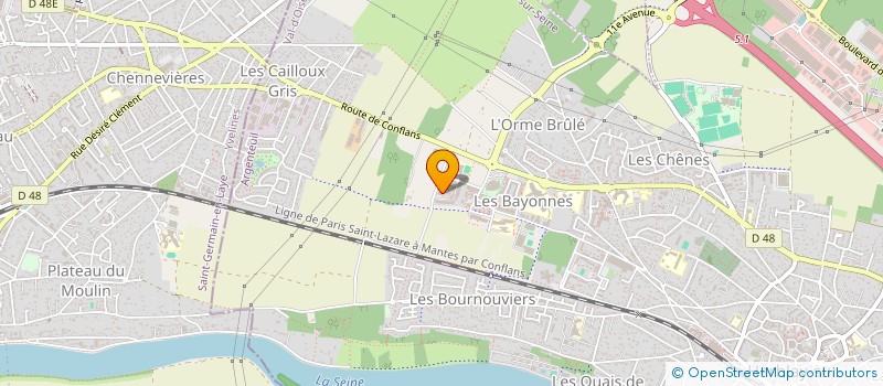 localisation de l'entreprise MADAME CHRISTELLE ZEH  HERBLAY-SUR-SEINE