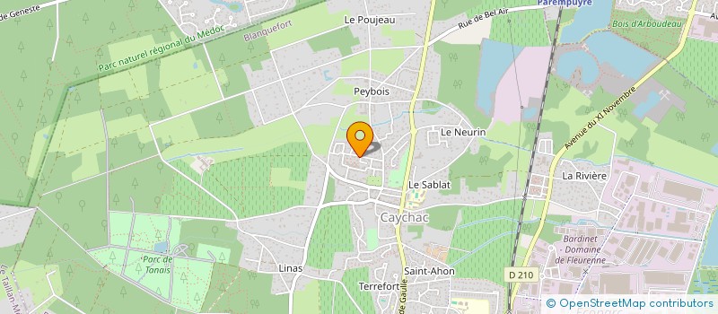 localisation de l'entreprise MADAME CHRISTELLE ZIEGLER à BLANQUEFORT