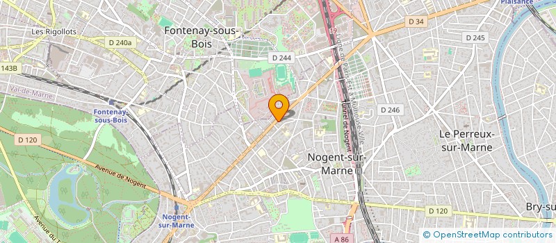 localisation de l'entreprise MADAME CHRISTELLE ZUG à NOGENT-SUR-MARNE