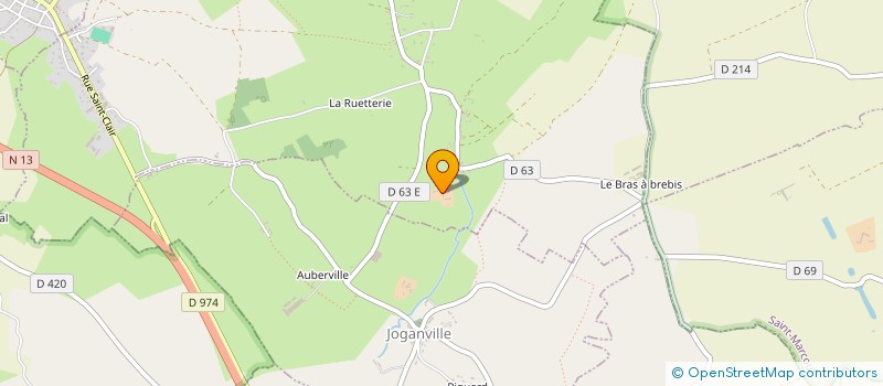 localisation de l'entreprise MADAME CHRISTI D HERVILLEY  SAINT-FLOXEL