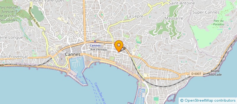 localisation de l'entreprise MADAME CHRISTIA FROMMER à CANNES