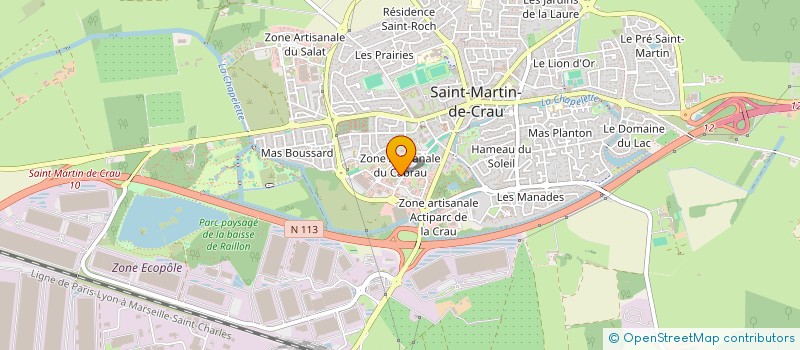 localisation de l'entreprise MADAME CHRISTIAN RAYNAL à SAINT-MARTIN-DE-CRAU
