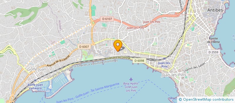 localisation de l'entreprise MADAME CHRISTIANA ALADREN à ANTIBES