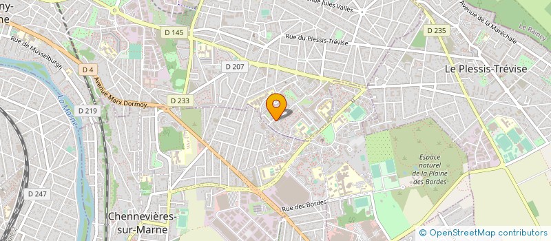 localisation de l'entreprise MADAME CHRISTIANA ELICE à CHAMPIGNY-SUR-MARNE