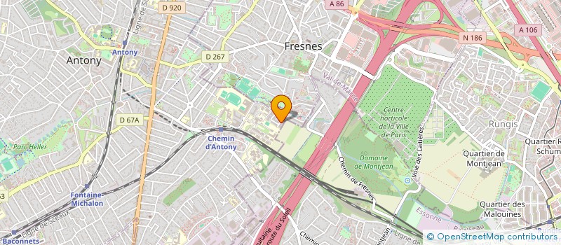 localisation de l'entreprise MADAME CHRISTIANA GUEYE à ANTONY