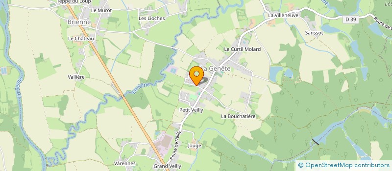 localisation de l'entreprise MADAME CHRISTIANA RALALARISON  LA GENETE