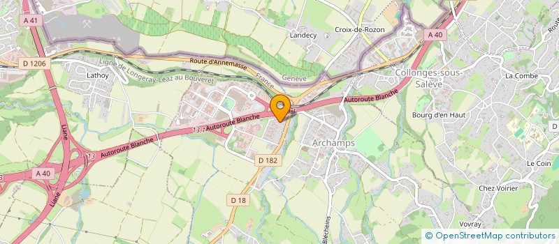 localisation de l'entreprise MADAME CHRISTIANA RANDRIANARIMANANA  ARCHAMPS