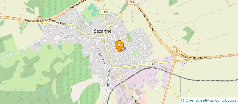 localisation de l'entreprise MADAME CHRISTIANE AGRAPART à SEZANNE