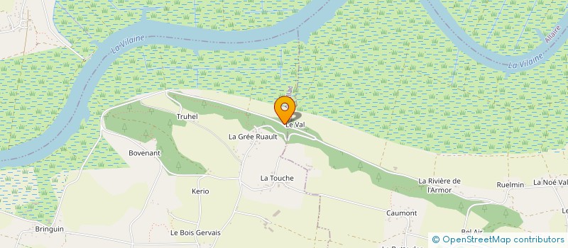 localisation de l'entreprise MADAME CHRISTIANE AJAVON  NIVILLAC