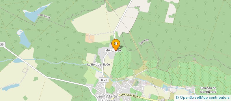 localisation de l'entreprise MADAME CHRISTIANE ALBERT  SAINT MARTIN D'ABLOIS