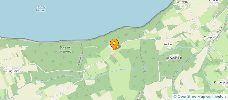 localisation de l'entreprise MADAME CHRISTIANE ALLAIN  CROZON