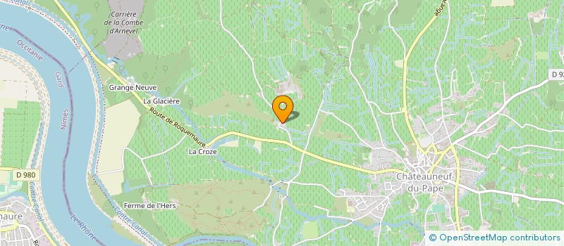 localisation de l'entreprise MADAME CHRISTIANE AMOUROUX  CHATEAUNEUF-DU-PAPE