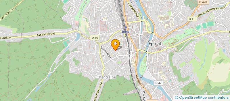 localisation de l'entreprise MADAME CHRISTIANE ANDRE à EPINAL