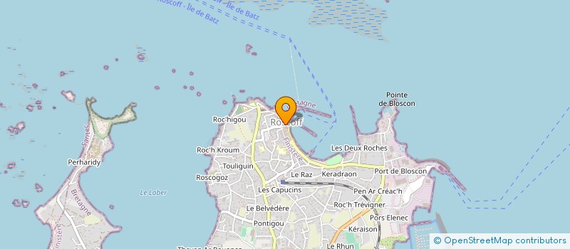 localisation de l'entreprise MADAME CHRISTIANE ANDREIS  ROSCOFF