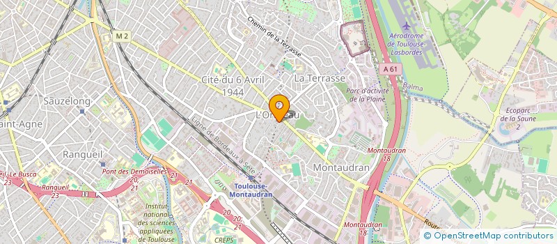 localisation de l'entreprise MADAME CHRISTIANE AUDIN à TOULOUSE
