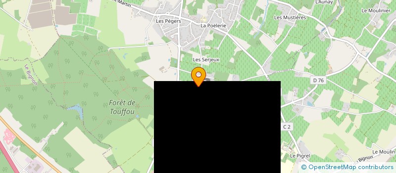 localisation de l'entreprise MADAME CHRISTIANE BACHELIER  VERTOU