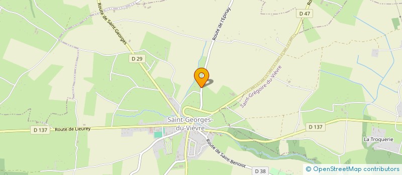 localisation de l'entreprise MADAME CHRISTIANE BACHELOT  SAINT-GEORGES-DU-VIEVRE