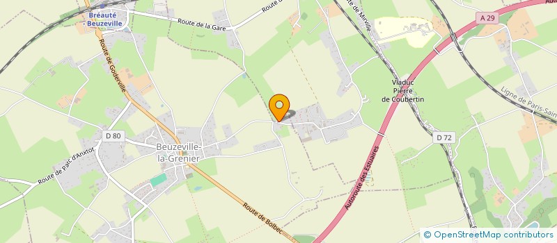 localisation de l'entreprise MADAME CHRISTIANE BANCE  BEUZEVILLE-LA-GRENIER