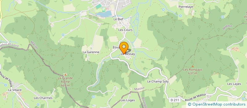 localisation de l'entreprise MADAME CHRISTIANE BARBIER  MATOUR