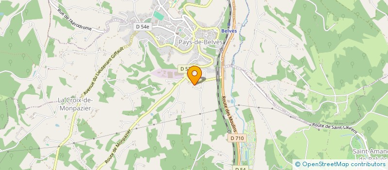 localisation de l'entreprise MADAME CHRISTIANE BARBOSA  PAYS DE BELVES