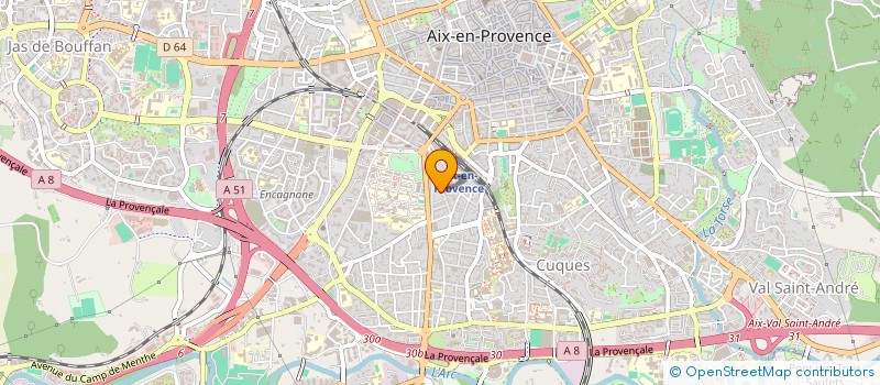 localisation de l'entreprise MADAME CHRISTIANE BARNEAUD à AIX-EN-PROVENCE