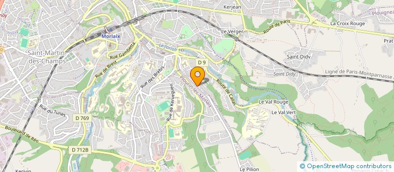 localisation de l'entreprise MADAME CHRISTIANE BARON  PLOURIN-LES-MORLAIX