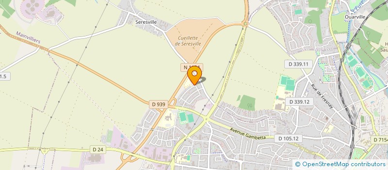 localisation de l'entreprise MADAME CHRISTIANE BARRAT à MAINVILLIERS