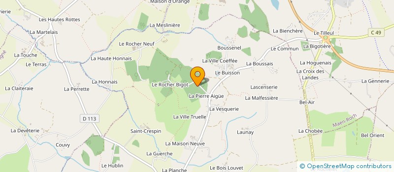 localisation de l'entreprise MADAME CHRISTIANE BARTEL  SAINT-MARC-LE-BLANC