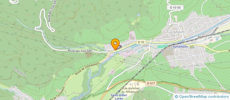 localisation de l'entreprise MADAME CHRISTIANE BASS  TURCKHEIM