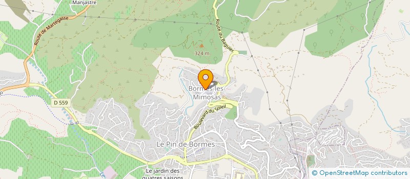 localisation de l'entreprise MADAME CHRISTIANE BAUDENAILLE à BORMES-LES-MIMOSAS