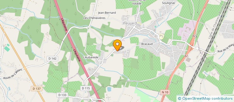 localisation de l'entreprise MADAME CHRISTIANE BAZIN à PERISSAC