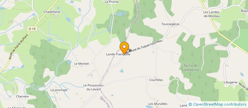 localisation de l'entreprise MADAME CHRISTIANE BAZUEL  COUSSAC-BONNEVAL