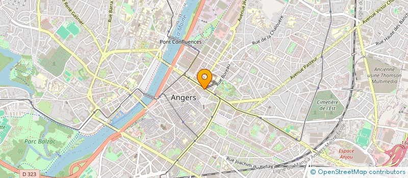 localisation de l'entreprise MADAME CHRISTIANE BEIGNEUX à ANGERS