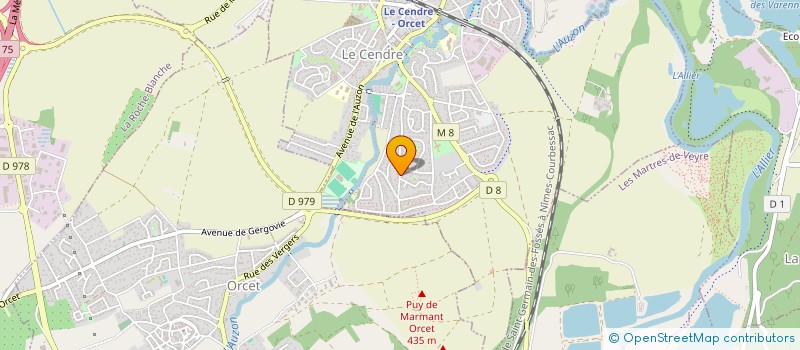 localisation de l'entreprise MADAME CHRISTIANE BELOT à LE CENDRE