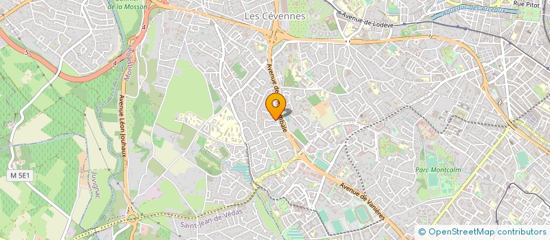 localisation de l'entreprise MADAME CHRISTIANE BENOIT à MONTPELLIER