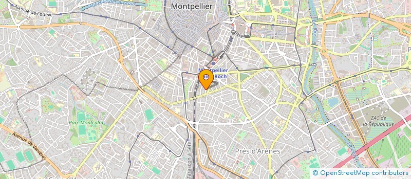 localisation de l'entreprise MADAME CHRISTIANE BERARD à MONTPELLIER